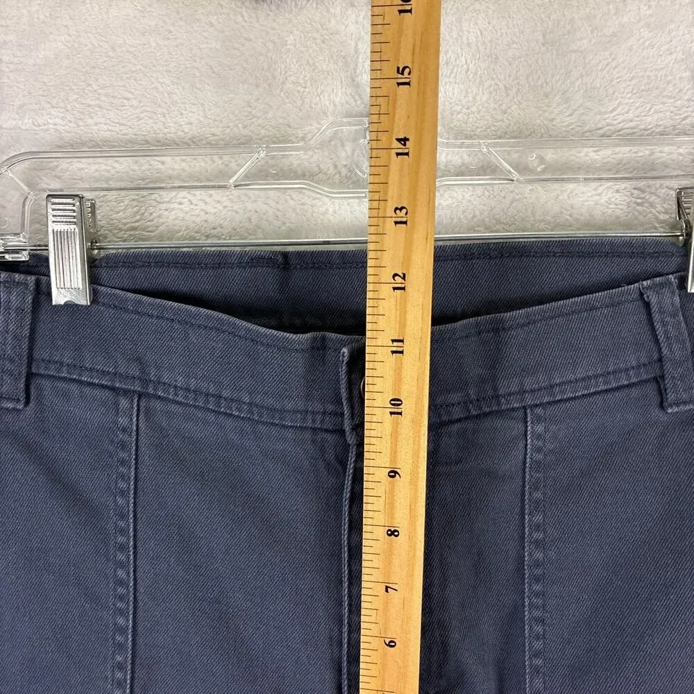VTG LL Bean Pants Mens 38x32 Blue Twill Field Trousers Preppy Outdoors Workwear